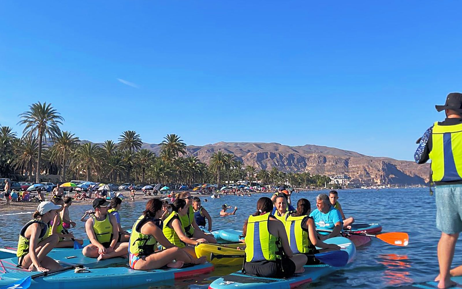 Paddle surf en Roquetas: de pie sobre la pradera
