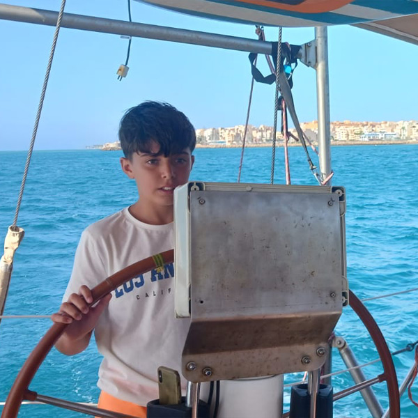 Salida de muestreo de la calidad del agua en Roquetas de Mar (2)