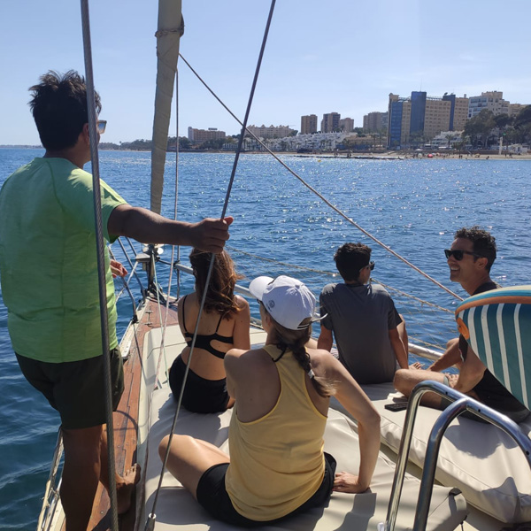 Salida de muestreo de la calidad del agua en Roquetas de Mar (10)
