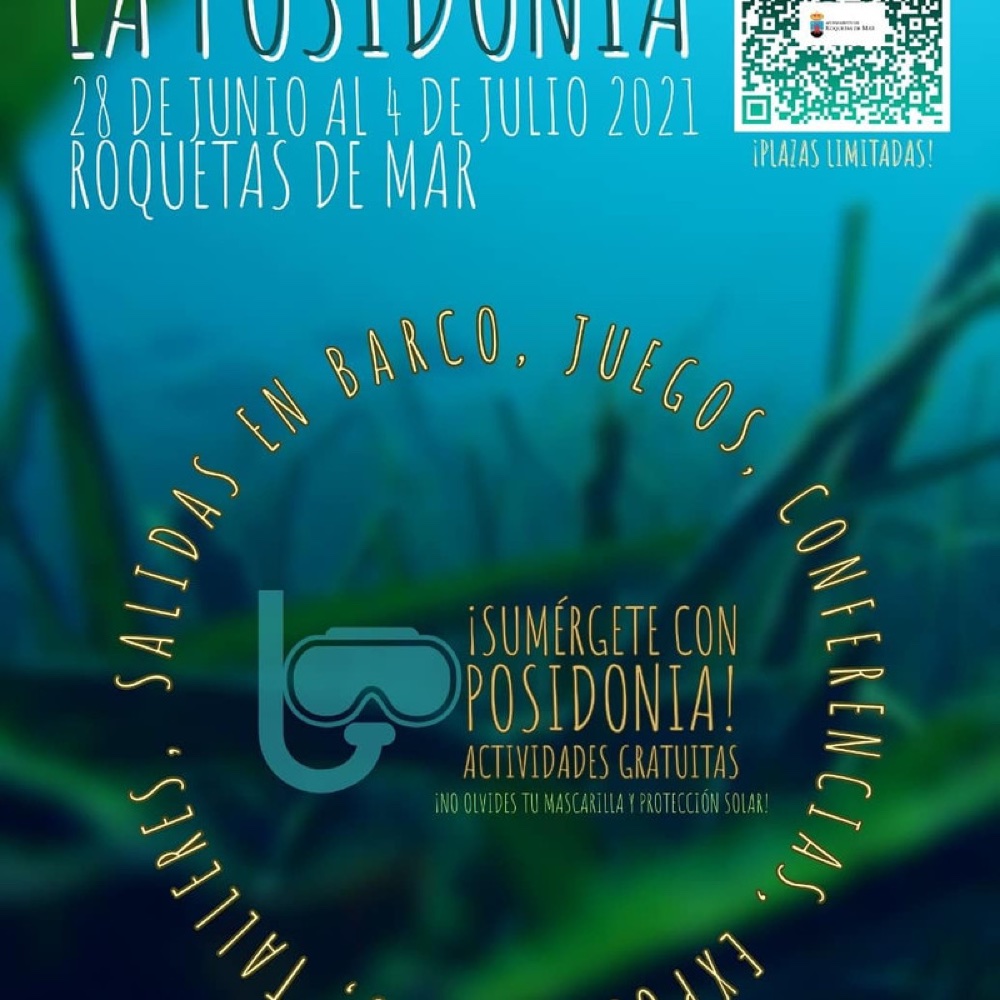 Cartel oficial de la II Semana de la Posidonia (2021)