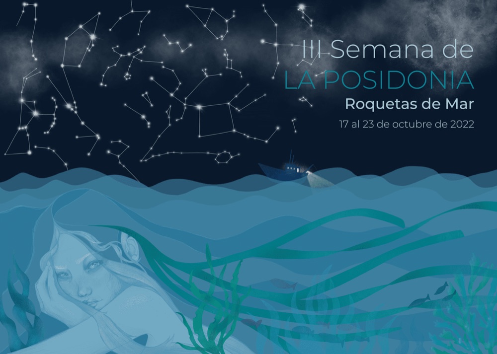 Cartel oficial de la III Semana de la Posidonia (2022)