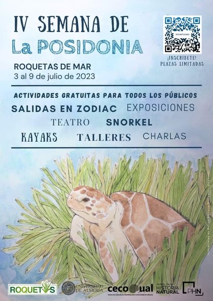 Cartel oficial de la IV Semana de la Posidonia (2023)