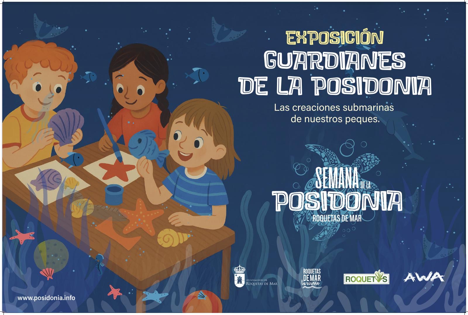 Exposición Guardianes de la Posidonia — las creaciones submarinas de nuestros peques